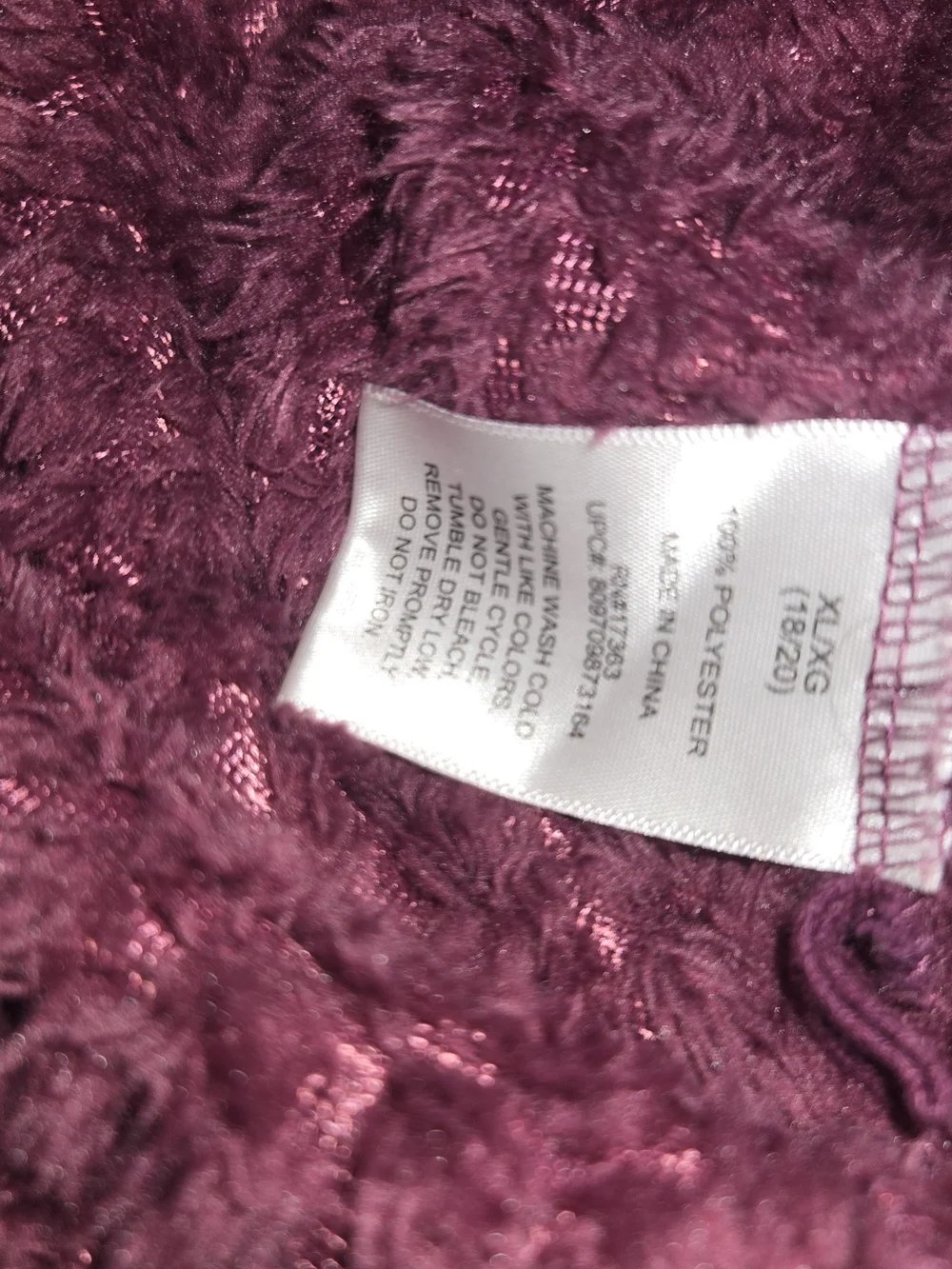 Cozy Plush Jacket in Deep Berry